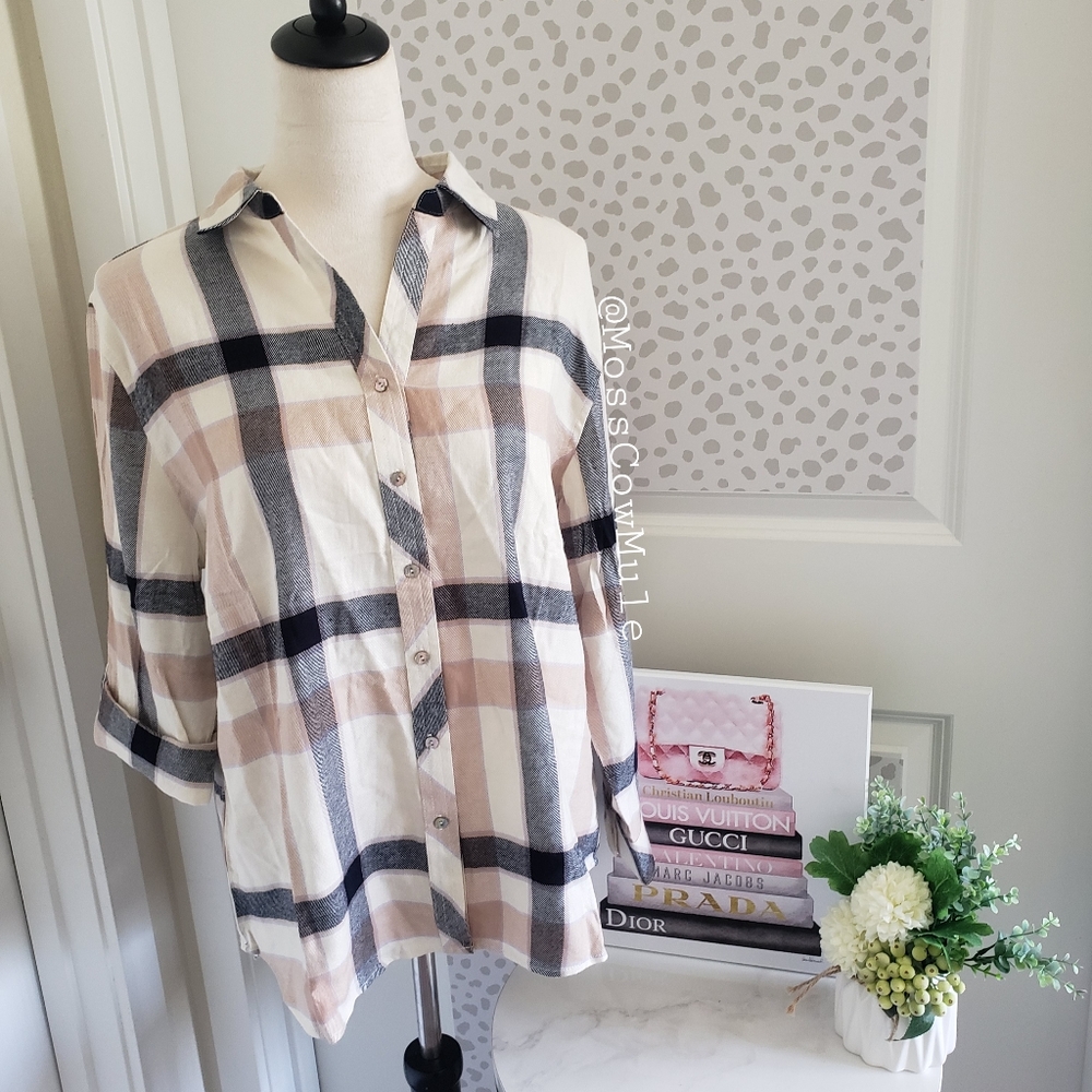 Perfect Fall Plaid Flannel Shirt